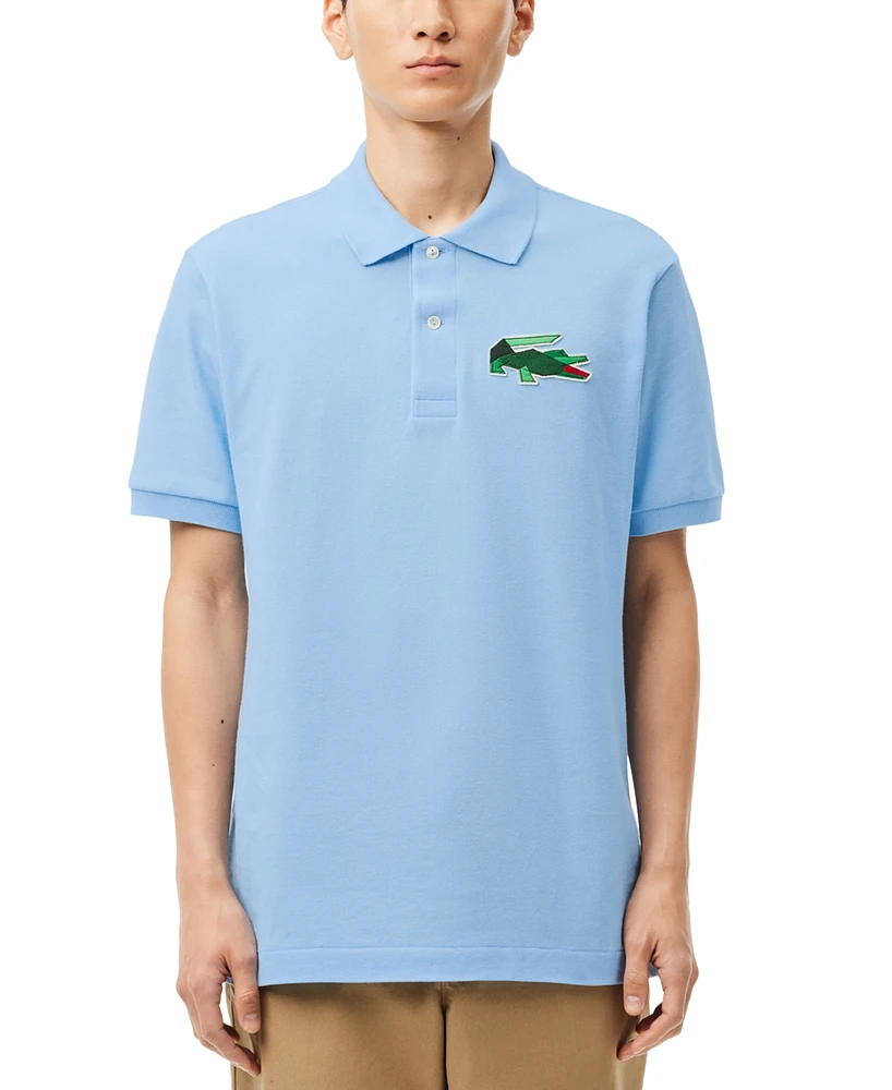 Lacoste Men's Revolutionary Relaxed Fit Short Sleeve Logo Polo Shirt