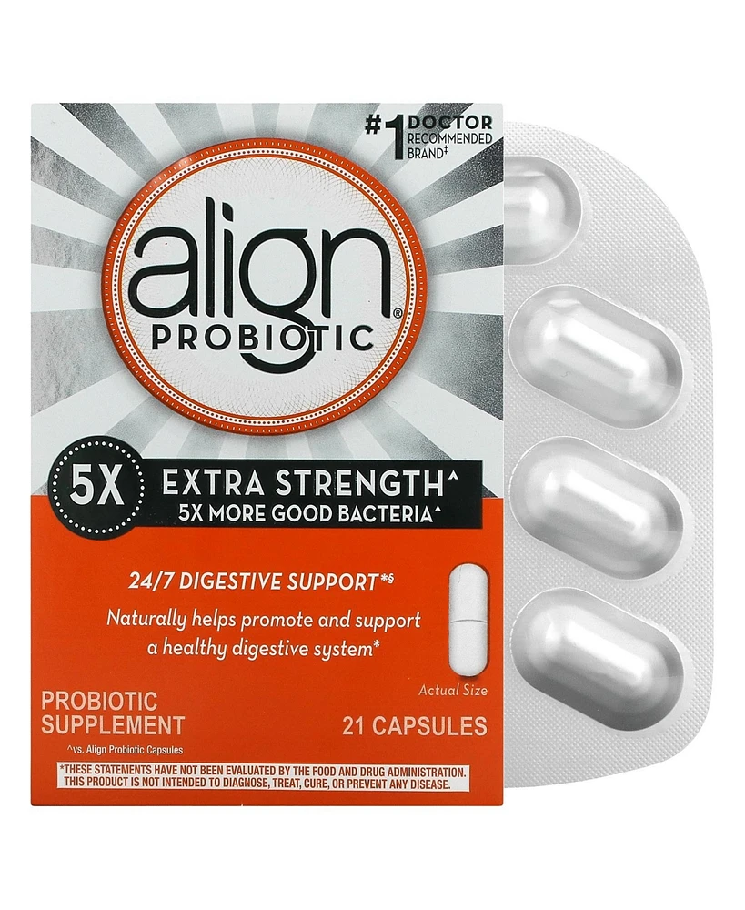 Align Probiotics Align Probiotic Extra Strength, Probiotics for Women and Men, #1 Doctor Recommended Brand ,