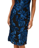 Adrianna Papell Women's Soutache Off-The-Shoulder Sheath Dress