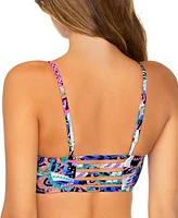 Raisins Juniors' Kaori High-Neck Lattice-Back Bikini