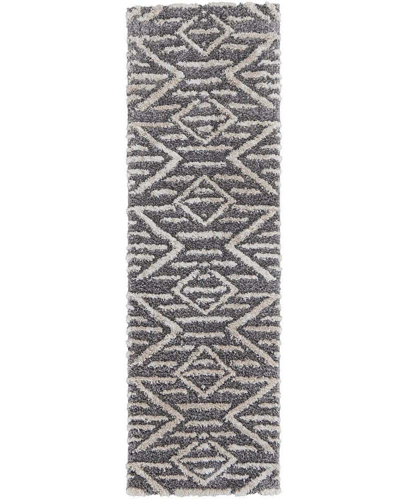 Feizy Mynka 39IBF 2'6"x8' Runner Area Rug