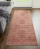 Feizy Rawlins 39HNF 2'7"x8' Runner Area Rug