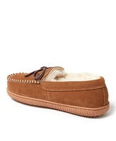 Dearfoams Fireside by Women's Alice Springs Genuine Shearling Moccasin Slipper