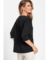 Olsen Women's Embellished Leo T-Shirt