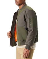 Bass Outdoor Men's Hero Mixed Media Zip-Front Bomber Jacket