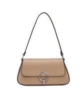 French Connection Mona Smooth Ring Closure Shoulder Bag