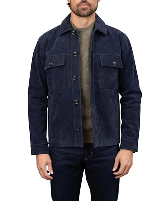 Bagatelle Homme Men's Faux Nubuck Trucker Jacket