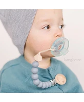 Kanga Care Baby Boys Silicone & Wood Paci Clip