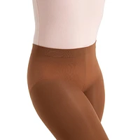 Capezio Girls Ultra Soft Self Knit Waistband Transition Tight