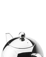 Bredemeijer Stainless Steel Doubled Walled 47 Fluid Oz Teapot, Shiny Finish