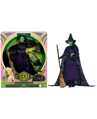 Wicked Universal Pictures Deluxe Elphaba Fashion Doll & Accessories with Braided Hair & Posability - Multi