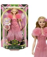 Wicked Universal Pictures Singing Glinda Fashion Doll, Posable with Removable Movie Fashions & Accessories - Multi