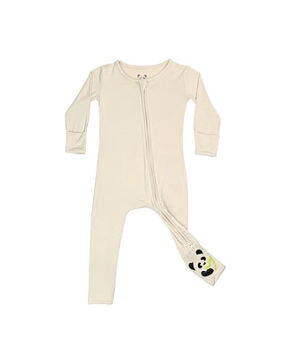 Bellabu Bear Baby Unisex Oat Convertible Footie Pajama