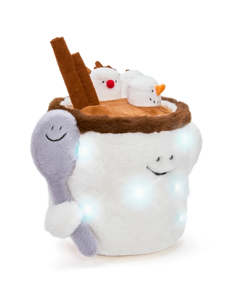 Geoffrey's Toy Box Star Brights 12" Led Light-Up Plush Hot Chocolate Toy, Created for Macy's