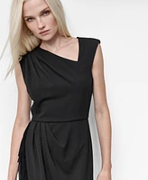 Dkny Women's Asymmetrical Fringe-Hem Cocktail Dress