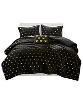 Mi Zone Rosalie Metallic Heart -Pc. Comforter Set