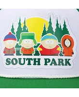 South Park Men's Pine Tree Sunset Adult White Trucker Hat