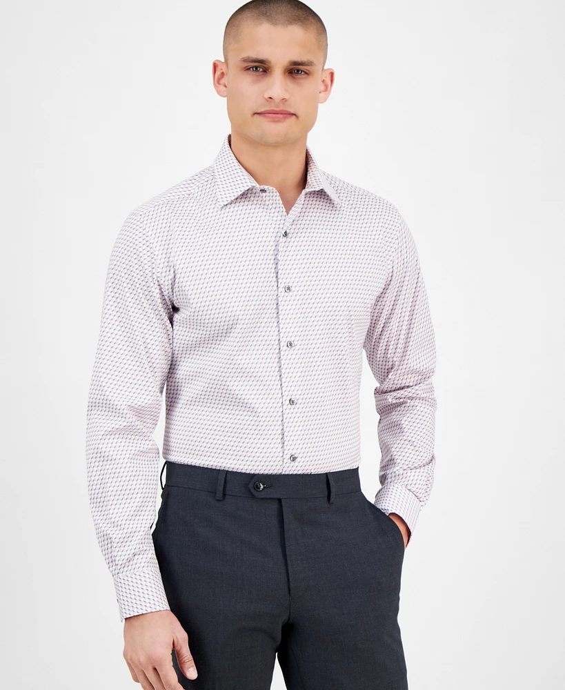 Alfani Men's Geo-Print Dress Shirt, Exclusively at Macy's