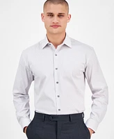 Alfani Men's Regular-Fit 4-Way Stretch Micro-Dot Dress Shirt