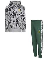 Jordan Toddler Jumpman and Nike All-Over Print, 2-Piece Set