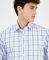 Club Room Men's Plaid Dress Shirt, Exclusively at Macy's