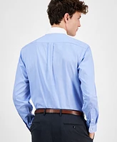 Club Room Men's Pinpoint Solid Dress Shirt, Exclusively at Macy's