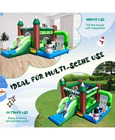 Sugift Inflatable Christmas Bouncy House with 735w Blower - Muli