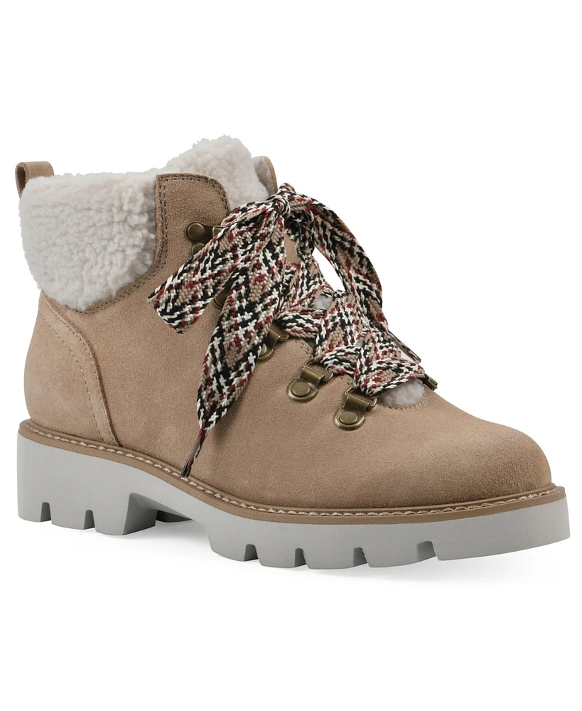 White Mountain Women's Gloving Hiker Lace Up Booties