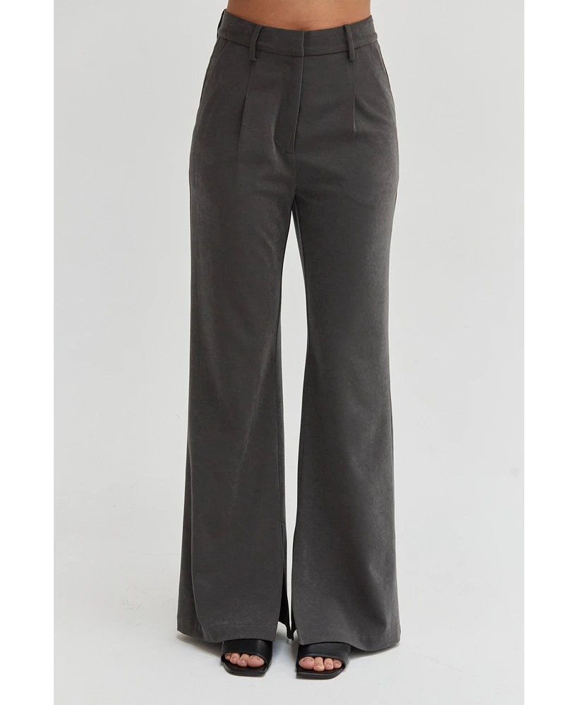 Crescent Women's Gabrielle Brushed Stretch Woven Trousers