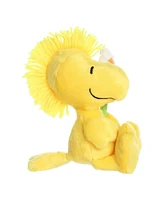 Aurora Small Woodstock Peanuts Timeless Plush Toy With Flower 6"