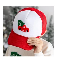 Sweet Wink Boys Christmas Truck Patch Hat