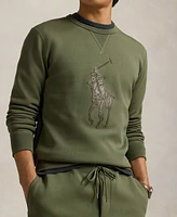 Polo Ralph Lauren Men's Leather-Pony Double-Knit Sweatshirt