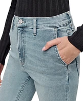 Dkny Jeans Petite High-Rise Trouser Flare-Leg
