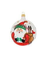 Vietri Old St. Nick Birdwatcher Ornament