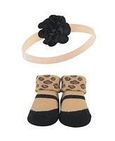 Hudson Baby Girl Headband and Socks