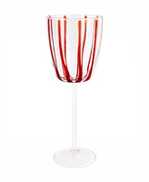 Vietri Nuovo Stripe Wine Glass