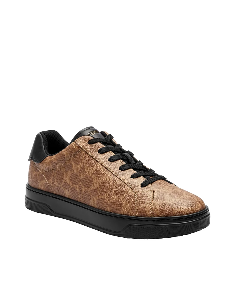 Coach Men's High Line Signature Canvas Sneaker