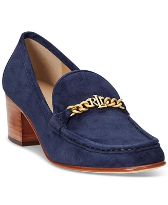 Lauren Ralph Lauren Women's Winslet Chain Hardware Loafer Pumps