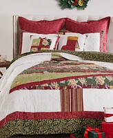 Greenland Home Christmas Tree Holiday -Pc. Quilt Set