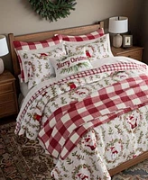 Levtex Merry Bright Pine Plaid Reversible Quilt Sets