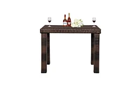 Brown Gradient Bar Table for Stylish Home or Kitchen Dining