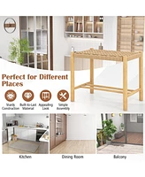 Sugift 18 Inch Dining Stool Set of 2
