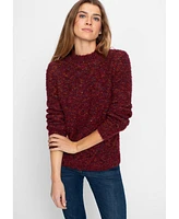 Olsen Women's Multi-Colour Boucle Sweater