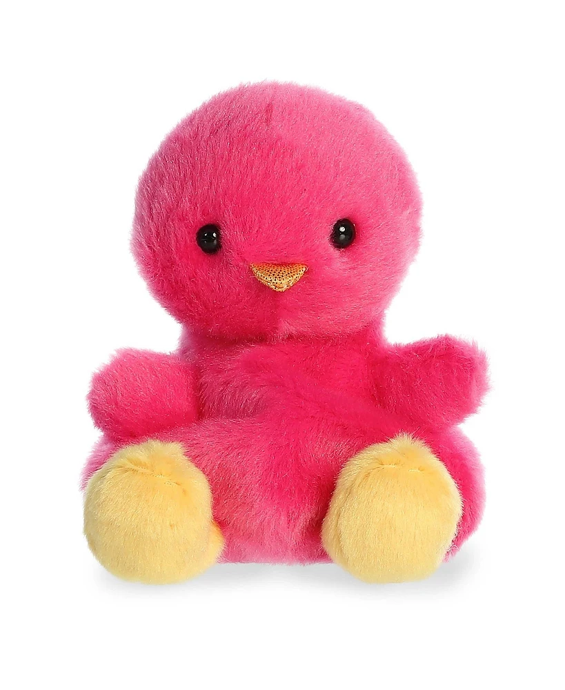 Aurora Mini Peyton Pink Chick Palm Pals Adorable Plush Toy 5"