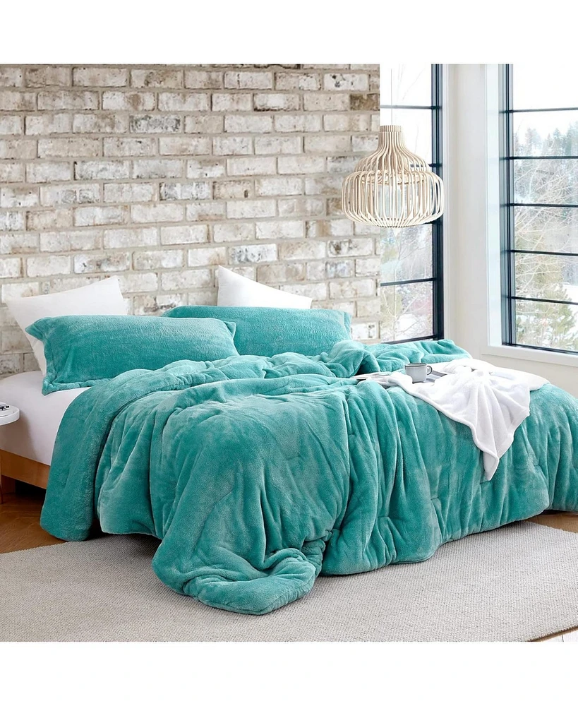 Coma Inducer Oversized Queen Comforter Set - Me Sooo Comfy - Dusty Turquoise