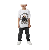 Cotton On Boys Little/Big License Drop Shoulder Short Sleeve Tee