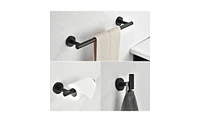 Slickblue 3-Piece Bathroom Hardware Set for Towel Bars, Hooks, and Accessories