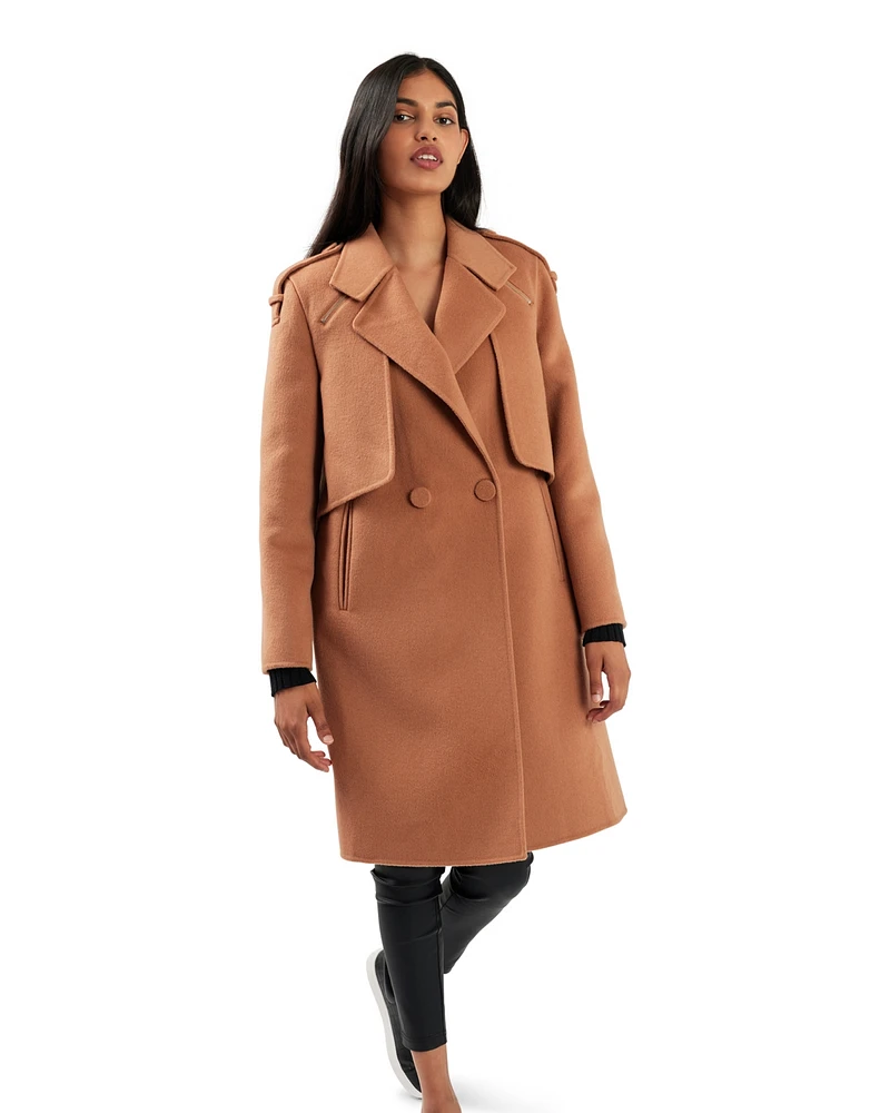 Belle & Bloom Palm City Wool Blend Coat