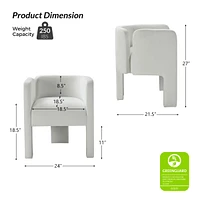 Friedrich Modern Dining Chair with Three-Legged Design