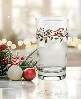 Fiesta Nutcracker Holly Juice Glass, Set of 4